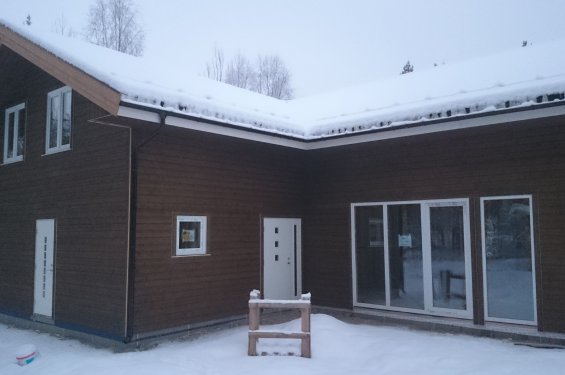 Koka karkasa māja Elverumā