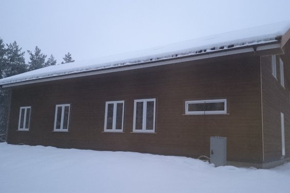 Koka karkasa māja Elverumā