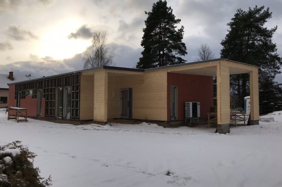 Koka karkasa māja Dreiliņos