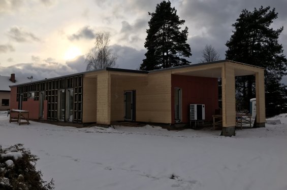 Koka karkasa māja Dreiliņos