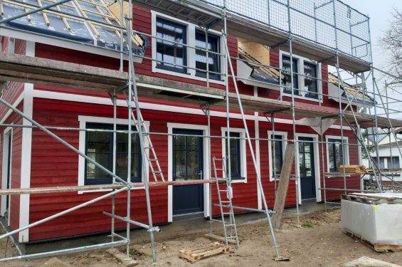 Koka karkasa māja Fūlendorfā