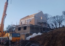 Koka karkasa māja Bokshernā