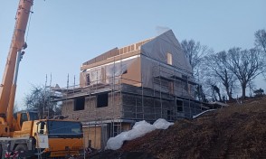 Koka karkasa māja Bokshernā