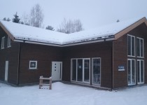 Koka karkasa māja Elverumā