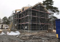 Koka karkasa māja Sollentūnā