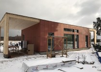 Koka karkasa māja Dreiliņos