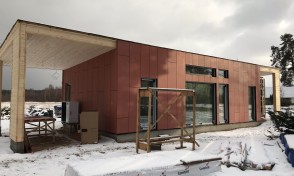 Koka karkasa māja Dreiliņos