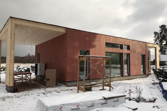 Koka karkasa māja Dreiliņos